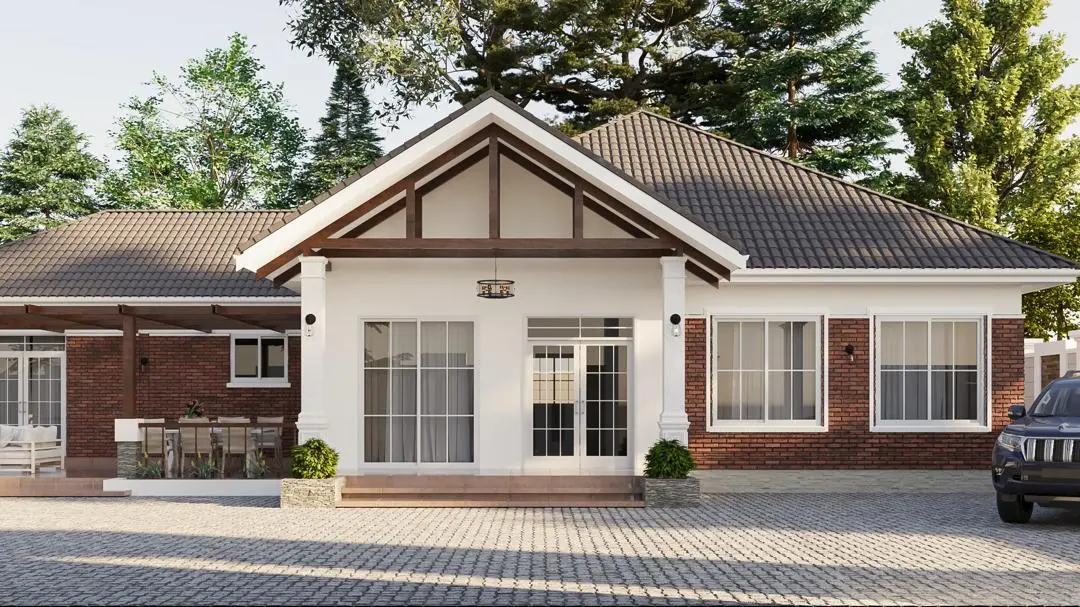 Modern twin villas